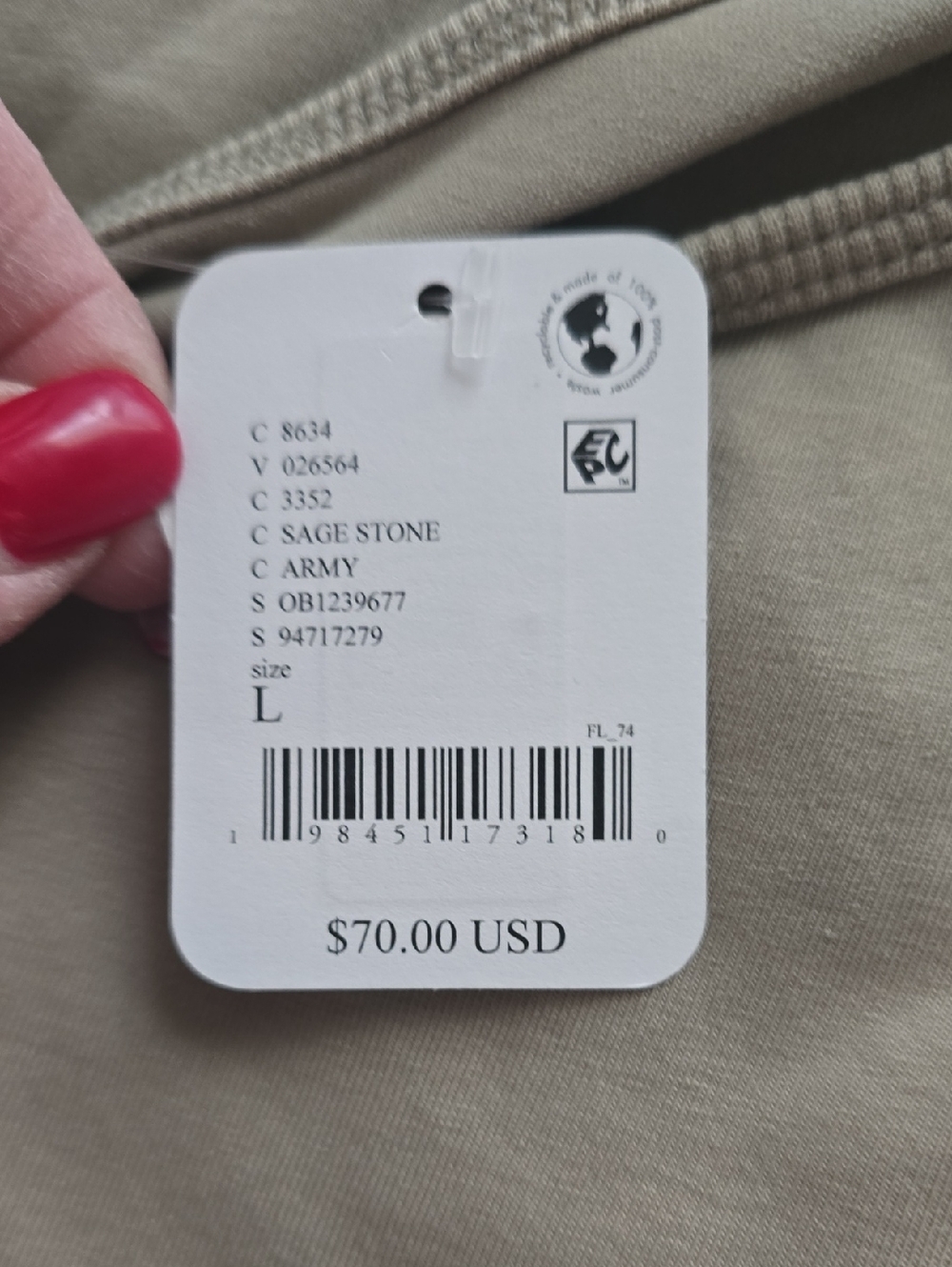 NWT FP Movement Hot Shot Onesie in Sage Stone - Picture 5 of 7